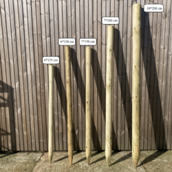 Hegnspæle Klasse B (flere størrelser)