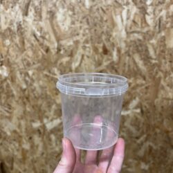 Honningbæger, plast 450 gr. 40 stk.