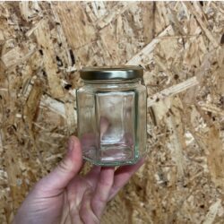 Honningglas 250 gram, 6-kantet