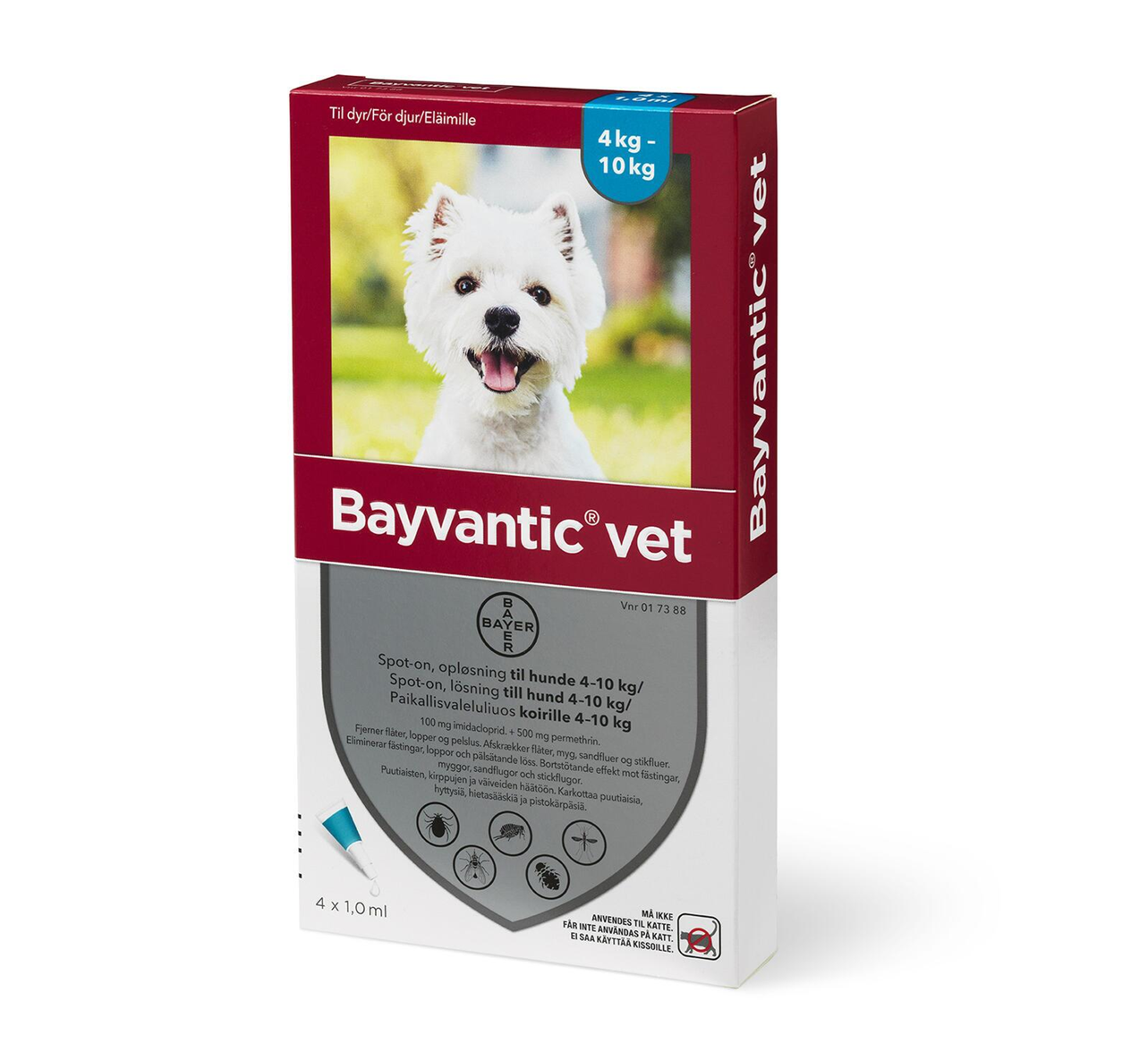 Bayvantic 4-10 kg. 4 x 1 ml.