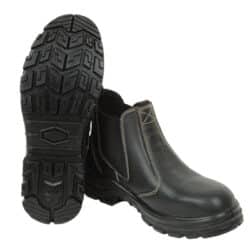 Farm fritidsstøvle sort med kontrast syninger