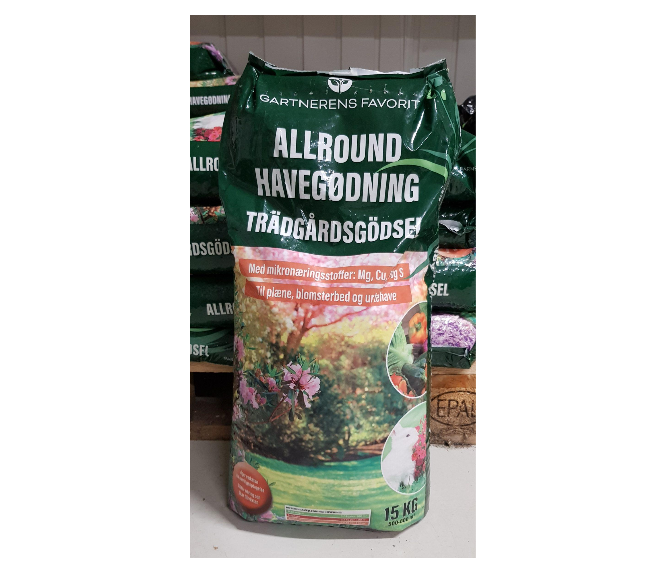 NPK Allround havegødning 14-3-15, 15 kg.