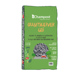 Granitsærver grå str. 11/16. 1 ton Bigbag