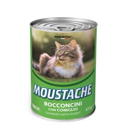 Moustache dåsemad m. kanin, 24 x 415 gram